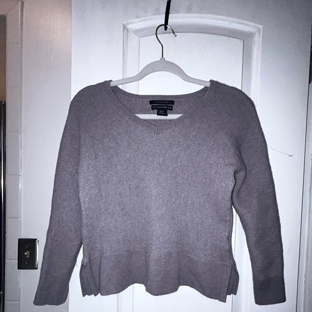 Tahari 100% extra fine merino wool cardigan, XS sweater sale
